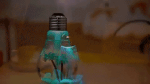 Mini USB Bulb Humidifier with Colorful LED Night Light – Aromatherapy Diffuser for Home, Office & Car